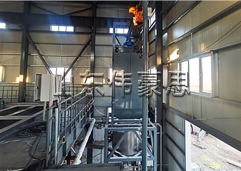 純堿噸袋自動破包機，噸包投料站客戶現(xiàn)場